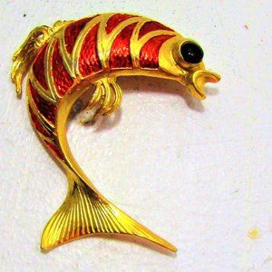 Golden Flopping Fish